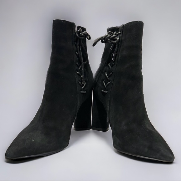 KENDALL AND KYLIE Black Suede Ankle Boots in Women's Size 7 - Picture 8 of 11